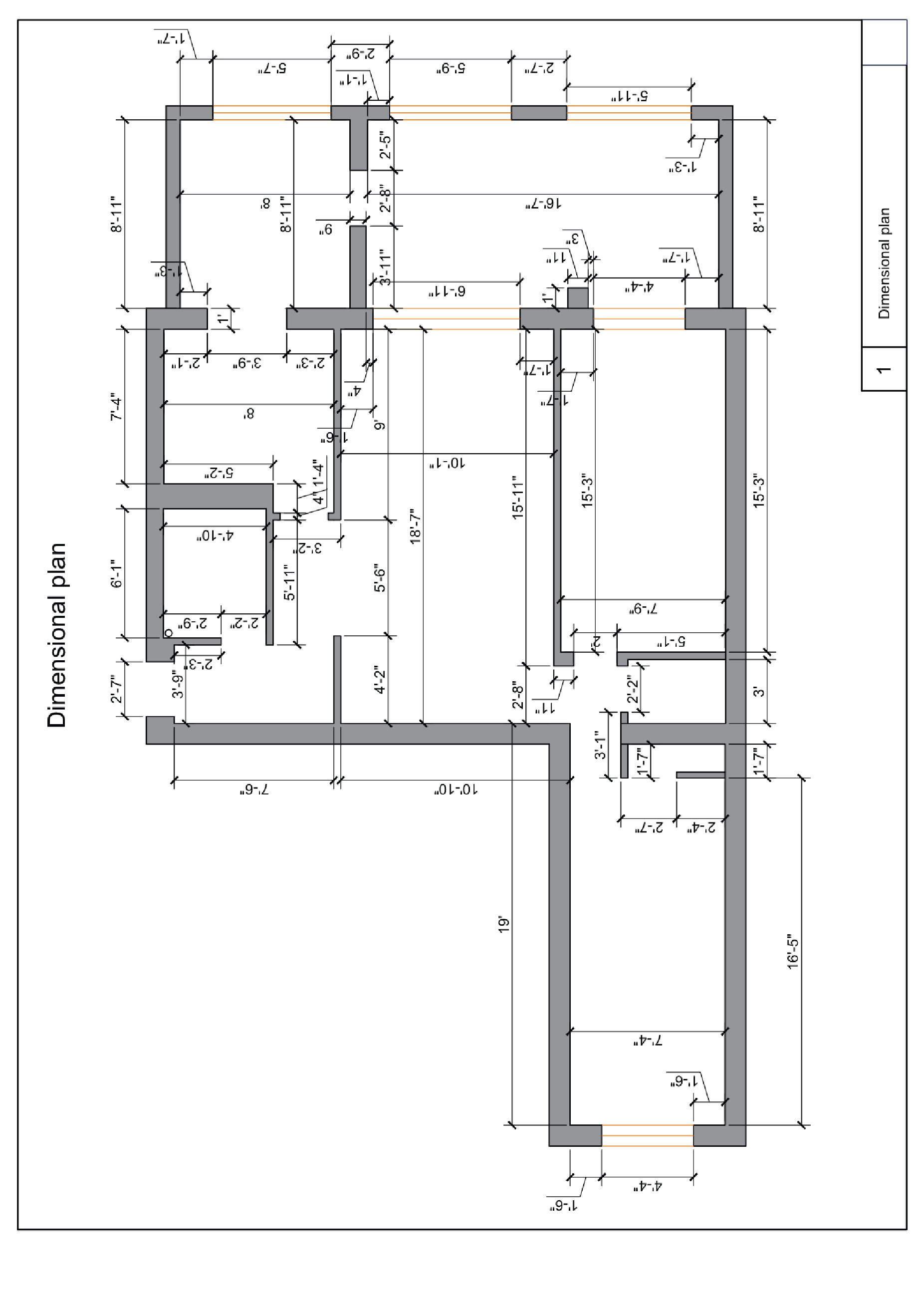 Human floor plan